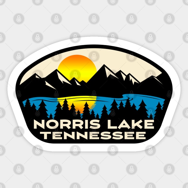 Norris Lake Tennessee Sticker by TravelTime